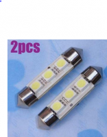 2x 3 LED luzes de matricula e interior